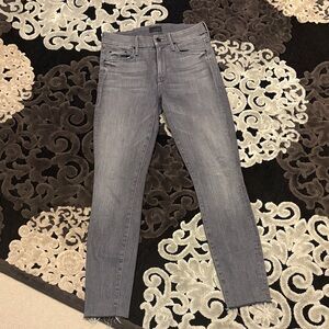 Mother The Looker ankle fray Jeans 25